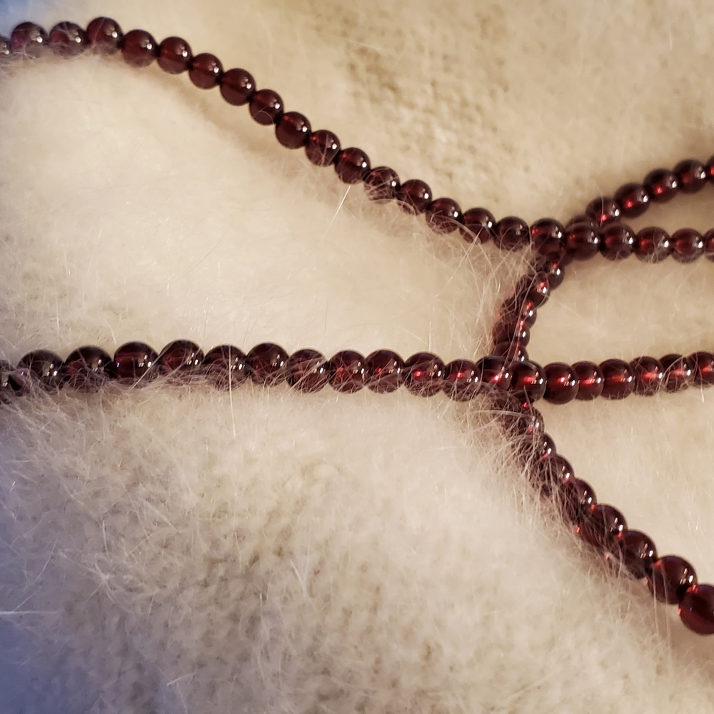 Nicky Butler 4mm Gemstone Bead 20" necklace